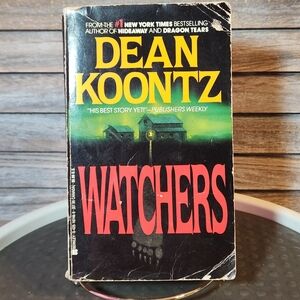 🖤 Dean Koontz Watchers Paperback Book